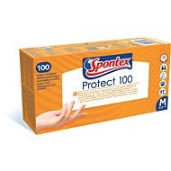 SPONTEX Protect Size M, 100 pcs - Rubber Gloves