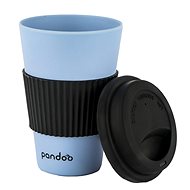 PANDOO Reusable Bamboo Coffee-to-Go Cup, 450ml, Blue - Container