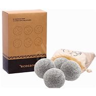 ECOCARE Wool Dryer Balls Grey 6 pcs - Dryer Balls