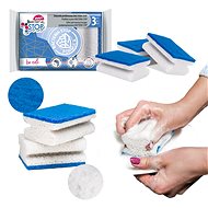 YORK universal antibacterial sponge Bacteria Stop 3 pcs - Dish Sponge
