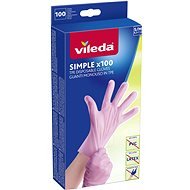 VILEDA Simple rukavice S/M 100 ks - Jednorazové rukavice