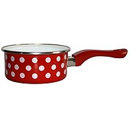 Metalac Red Dot, with bakelite handle 14 cm, 1 l - Saucepan
