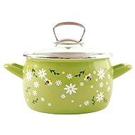 Metalac Bee, Prince with lid 24 cm, 7,9 l - Pot