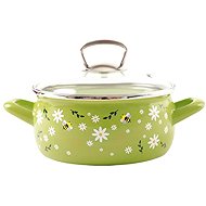 Metalac Bee, Prince with lid 14 cm, 1,1 l - Casserole Pot