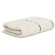 Möve Cosy Knits Towel with line 50 × 100 cm dark turquoise - Towel