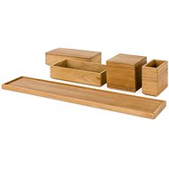 Möve Teak Set of storage boxes 5 pcs, teak - Makeup Organiser
