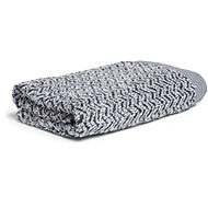 Möve Brooklyn Herringbone towel 50 × 100 cm blue - Towel