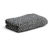 Möve Brooklyn Herringbone towel 30 × 50 cm black - Towel