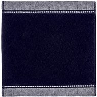 Möve Brooklyn Towel with border 30 × 30 cm blue - Towel