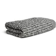Möve Brooklyn Towel with stripes 50 × 100 cm black - Towel