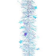 DOMMIO Christmas decorations - chain, rainbow effect and stars, 200 cm - Christmas Decoration