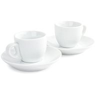 DOMESTIC Set of 2 Espresso Cups with Saucer, 80ml - Set of Cups