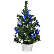 DOMMIO Christmas tree decorated - blue, 25 cm - Christmas Tree