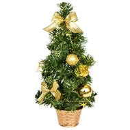 DOMMIO Christmas tree decorated - gold, 30 cm - Christmas Tree