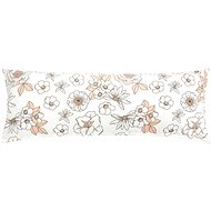 Bellatex Spare husband, cover, 50 × 145 cm, salmon flower - Pillowcase
