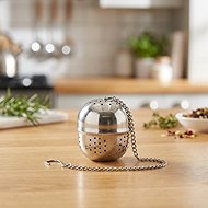Gastro Stainless steel teapot with chain, 6 pcs - Tea Strainer