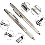 Multipurse 6in1 with print For everything silver - Multifunction Pen
