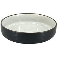 Clay Soup Plate Negative, o 18, black and white - Plate