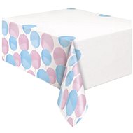 UNIQUE Plastic tablecloth gender reveal - boy or girl, 137 × 213 cm - Tablecloth