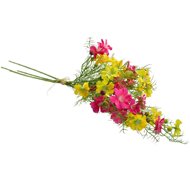DOMMIO Meadow flowers yellow and pink 70 cm - Artificial Flower