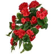 DOMMIO Muscat overhanging red in ceramic pot 50 × 35 cm - Artificial Flower