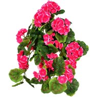 BerryHome  Muscat overhanging pink in ceramic pot 50 × 35 cm - Artificial Flower
