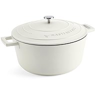 MasterClass induction non-stick pot, 28 cm, 5 l, cream - Pot