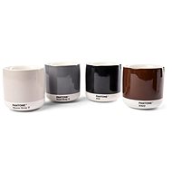 PANTONE Latte thermo mug set 4 pcs - Warm Gray, Cool Gray, Brown, Black - Mug