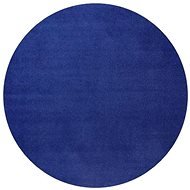 Modrý kulatý kusový koberec Fancy 103007 Blau kruh 133 × 133r kruh cm - Koberec