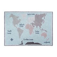 Přírodní koberec, ručně tkaný Vintage Map 140 × 200 cm - Koberec