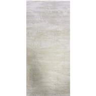Běhoun Microsofty 8301 White s obšitím 80 × 2000 cm - Koberec