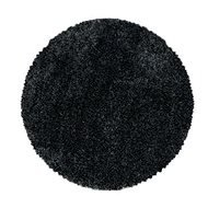 Kusový koberec Fluffy Shaggy 3500 anthrazit kruh 160 × 160 o cm - Koberec