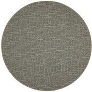 Kusový koberec Alassio sivobéžový kruh 400 × 400 (priemer) cm - Koberec