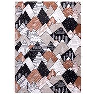 Dětský kusový koberec Fun Mountains cream 140 × 190 cm - Koberec