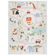 Dětský kusový koberec Bambino 1165 Zoo 80 × 150 cm - Koberec