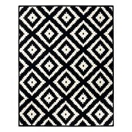 Kusový koberec Hamla 105477 Black Cream 80 × 300 cm - Koberec