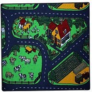 Detský kusový koberec Farma II. štvorec 100 × 100 cm - Koberec