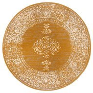 Kusový koberec Gloria 105518 Mustard kruh 160 × 160 cm - Koberec