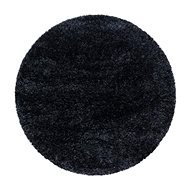 Kusový koberec Brilliant Shaggy 4200 Black kruh 80 × 80 o cm - Koberec