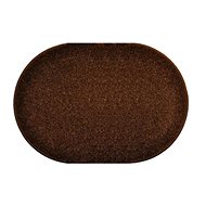 Kusový hnědý koberec Eton ovál 50 × 80 cm - Koberec