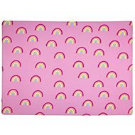 Detský penový koberec Pink rainbows 100 × 140 cm - Koberec