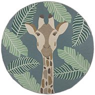 Kusový koberec Dauntless Eric Giraffe Blue 160 × 160 o cm - Koberec