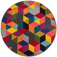 Kusový koberec Spectrum Dynamic Multi kruh 160 × 160 o cm - Koberec