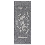 Běhoun Cucina Bon Appetit 105622 Grey Cream - Koberec
