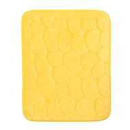 Protiskluzová koupelnová předložka 3D 0133 yellow - Bath Mat