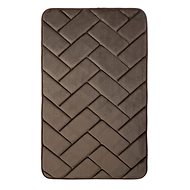 Anti-slip bathroom mat 3D 7288 coffee 40 × 50 cm - Bath Mat
