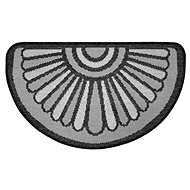 Protiskluzová rohožka Weave 105251 Anthracite Gray Cream 50 × 80 cm - Rohožka