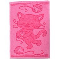 Profod dětský ručník Bebé kočička růžový 30 × 50 cm - Ručník