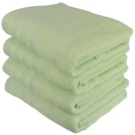 DOMMIO Uni Set of terry towels 70 × 130 cm 4 pcs light green - Towel Set