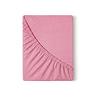 Qualitex Jersey double bed sheet light pink 220 × 200 cm - Bedsheet